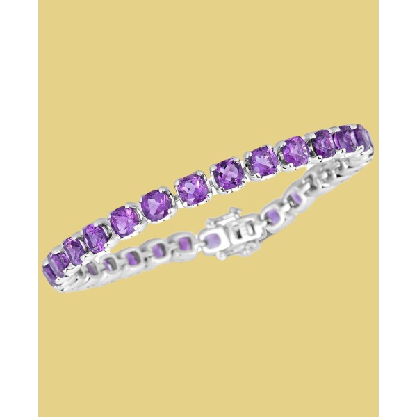 Amethyst Tennis Bracelet (18 ct)