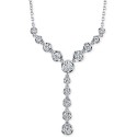 Diamond Lariat Necklace (1 ct t.w) in 14k Gold or White Gold