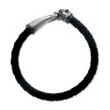 Men's Leather Panther Bracelet