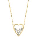 Diamond Scattered Cluster Heart 18