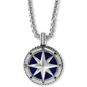 Men's Lapis Lazuli (14-1/2mm) Compass 22