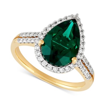 Diamond (3/8 ct) Pea...