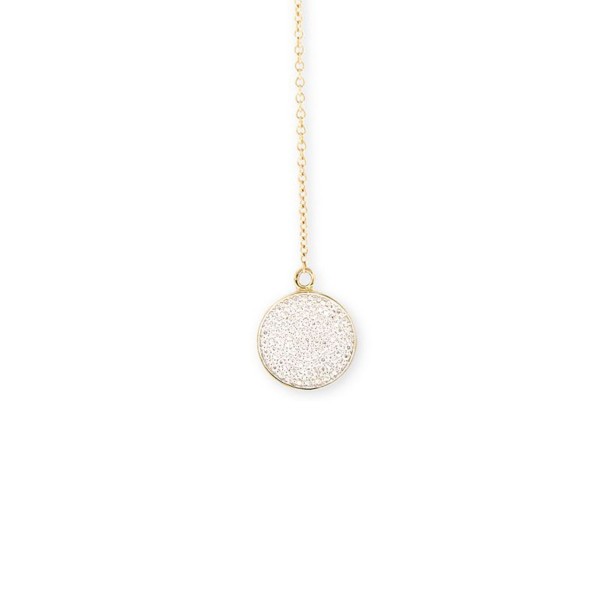 Diamond Pavé Lariat Necklace (1/5 ct) in 10k Gold