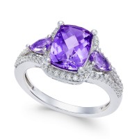 Amethyst (1-3/4 ct) ...