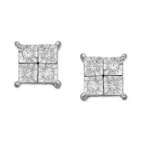 Diamond Accent Squar...