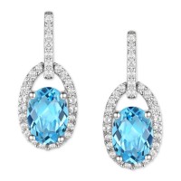 Blue Topaz (1-7/8 ct...