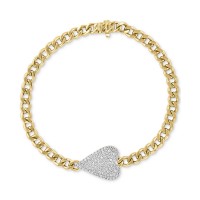 Diamond Pavé Heart L...