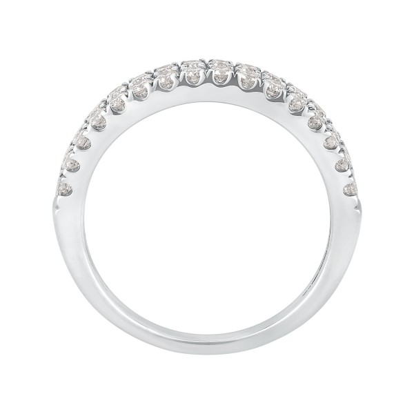 Diamond Multi-Row Band (3/4 ct) in 14k White Gold