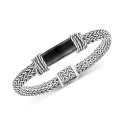 Men's Onyx Woven Bracelet