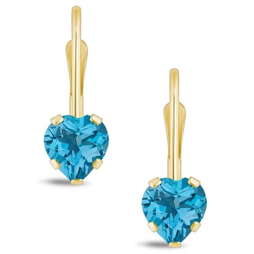 Gemstone Leverback E...