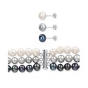 7-Pc. Pearl (7-1/2 - 8mm) Necklace, Bracelets, & Stud Earrings