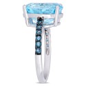 Blue Topaz (10-1/2 ctt.w.) Ring