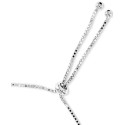 Cubic Zirconia Box Link Bracelet