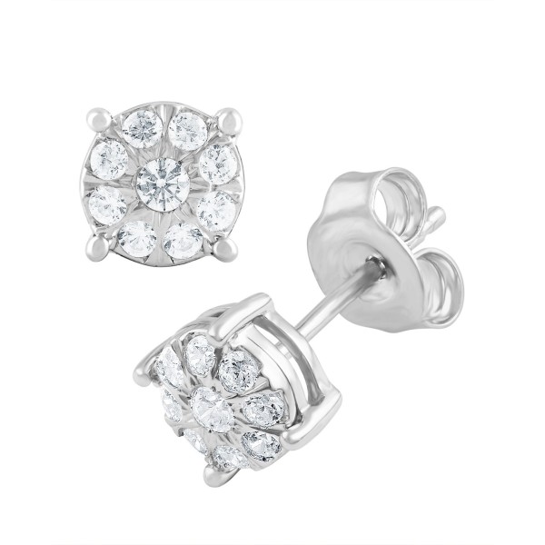 Diamond Stud (1/4 ct) in 14k White, Yellow or Rose Gold