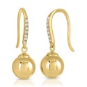 Brilliant Bubbles Diamond (1/10 ct) Line Drop Earring