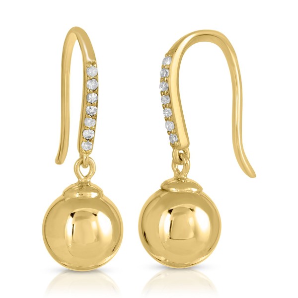 Brilliant Bubbles Diamond (1/10 ct) Line Drop Earring