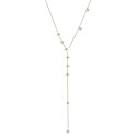 Diamond Lariat Choker Necklace (1/4 ct) in 10k Gold, 14