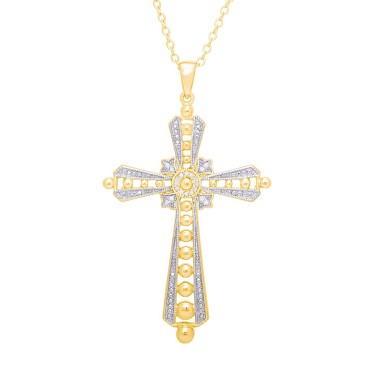 Diamond Accent Cross...