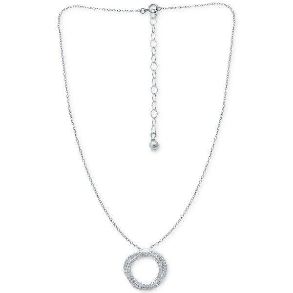 Cubic Zirconia Twisted Circle 16