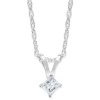 10k White Gold Neckl...