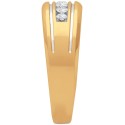 Men's Diamond Channel-Set Band (1/3 ct) in 10k Gold