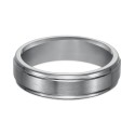 Men's Tungsten Carbide Ring, 6mm Comfort Fit Wedding Band