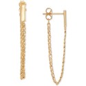 Chain Drop Earrings in 10k Gold