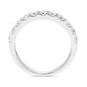 Diamond Oval Cluster 3-Pc Bridal Set (3 ct) in 14k White Gold