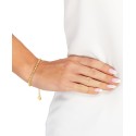 Beaded Bolo Bracelet in 18k Gold-Plated Sterling Silver