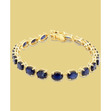 Sapphire Oval Link B...