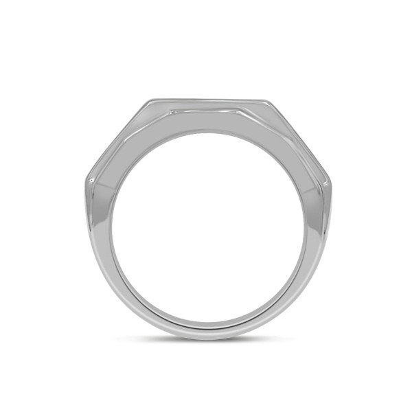 Men's Diamond (2 ct) Ring in 10K White Gold