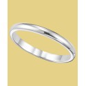 Women's Ring, 2mm Platinum Wedding Band