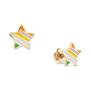 Striped Enamel Star ...