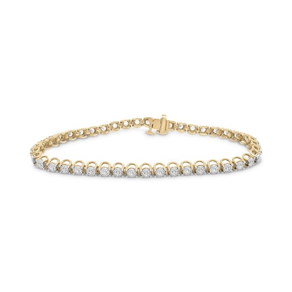 Diamond Tennis Bracelet (2 ct) in 14k Gold